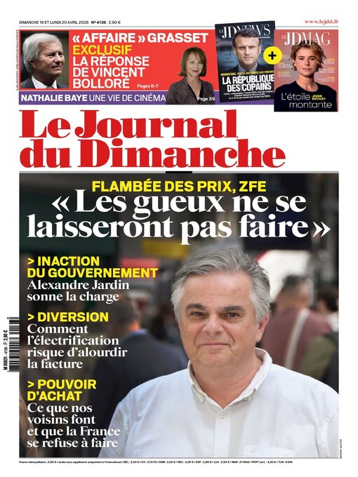 Title details for Le Journal du dimanche by Lagardere Media News - Available